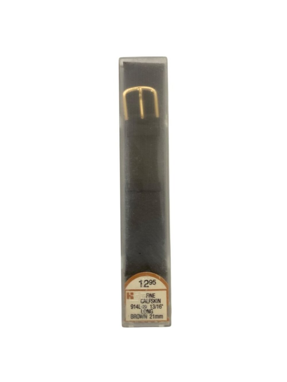 Kreisler 21mm Brown Calfskin Watch Band With Gold Buckle New Original Packaging